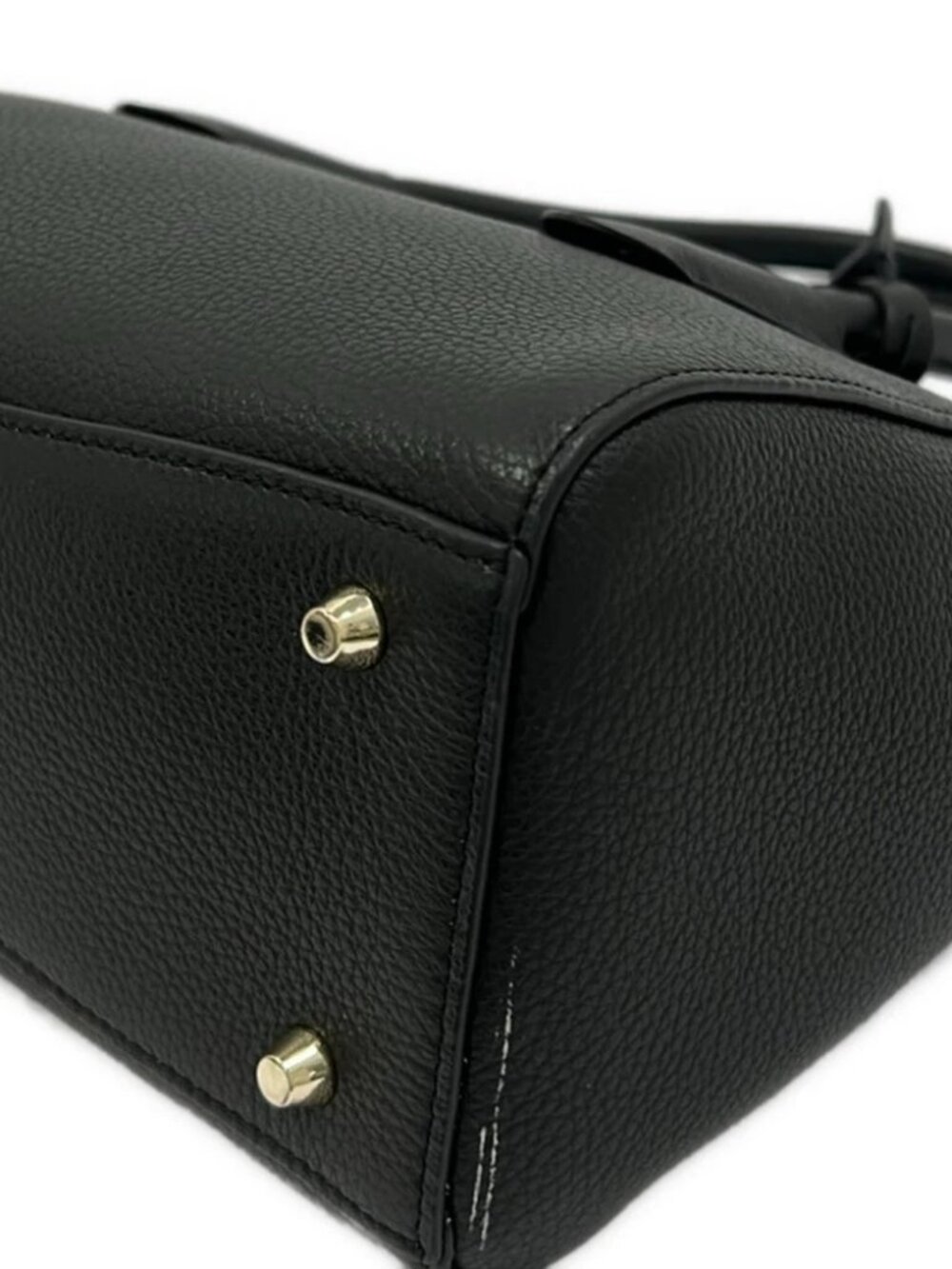 FURLA Black Leather Handbag - Picture 6 of 10